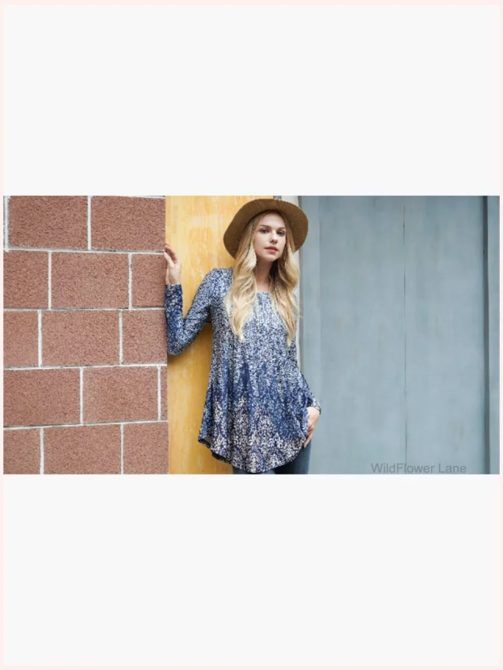 Long Sleeve Tunic Top for Leggings V-Neck Blouse Stretch - Picture 7 of 7